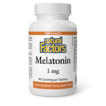 Natural Factors Melatonin 1mg, Peppermint