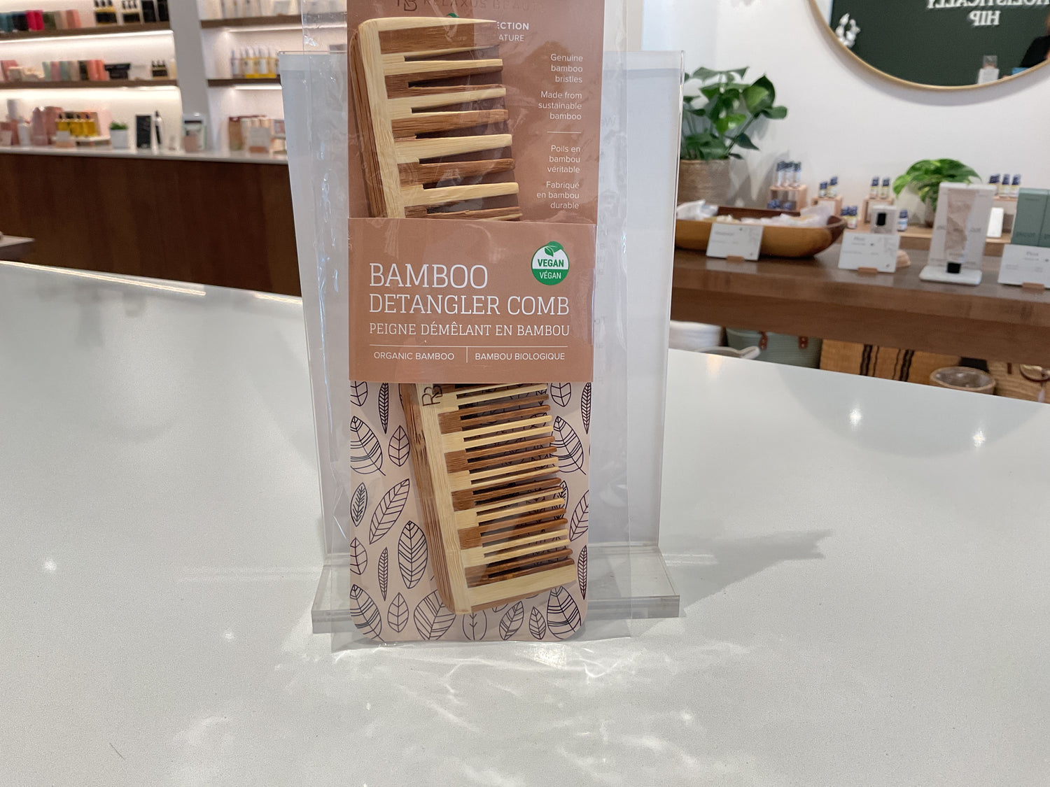 Bamboo Detangler Comb
