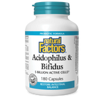 Natural Factors Acidophilus & Bifidus 5 Billion Active Cells