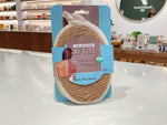 2 in 1 Jute Soft Bamboo Scrub & Sponge with Strap