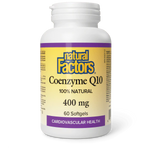 Natural Factors Coenzyme Q10 100% Natural 400mg