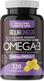 AquaOmega Fish Oil High DHA softgels