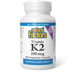 Natural Factors Vitamin K2 100mcg Bonus