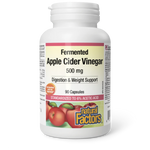 Natural Factors Fermented Apple Cider Vinegar 500mg