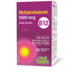 Natural Factors B12 Methylcobalamin 5000mcg