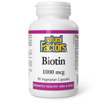 Natural Factors Biotin 1000mcg