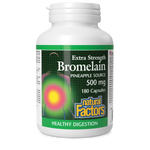 Natural Factors Bromelain Extra Strength 500mg Pineapple Source