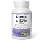 Natural Factors Activated Charcoal 250mg