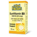 Natural Factors SunVitamin D3 Drops 1000 IU