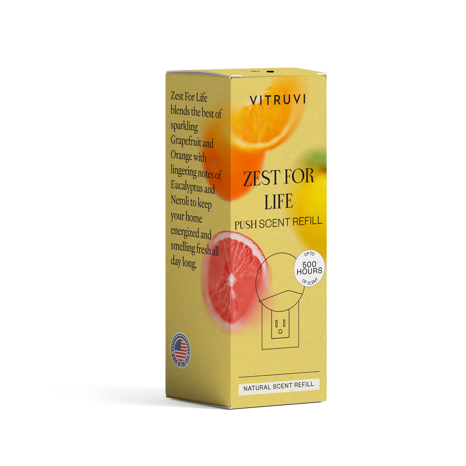 Vitruvi Zest for Life Push Scent Refill