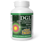 Natural Factors DGL Deglycyrrhizinated Licorice Root 400mg
