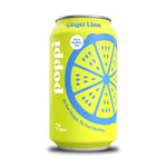 POPPI Sparkling Prebiotic Ginger Lime Soda