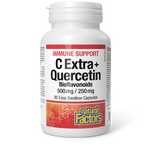 Natural Factors C Extra + Quercetin Bioflavonoids 500mg/250mg