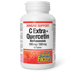Natural Factors C Extra + Quercetin Bioflavonoids 500mg/500mg
