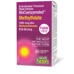 Natural Factors BioCoenzymated Methylfolate - Folate + B12 1000mcg/50mcg