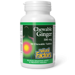 Natural Factors Chewable Ginger 500mg
