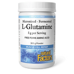 Natural Factors Micronized L-Glutamine 5g Powder