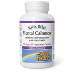 Natural Factors Mental Calmness 125mg, Stress-Relax