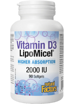 Natural Factors Vitamin D3 LipoMicel 2000IU