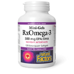 Natural Factors RxOmega-3 Mini-gels 500mg