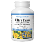 Natural Factors Ultra Prim Evening Primrose Oil 1000mg, OmegaFactors