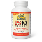Natural Factors PS-IQ Memory 25mg PS & 350mg Omega 3-6