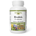 Natural Factors Rhodiola 150mg HerbalFactors
