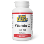 Natural Factors Vitamin C Plus Bioflavonoids & Rosehips 500mg