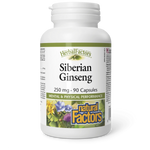 Natural Factors Siberian Ginseng 250mg, HerbalFactors