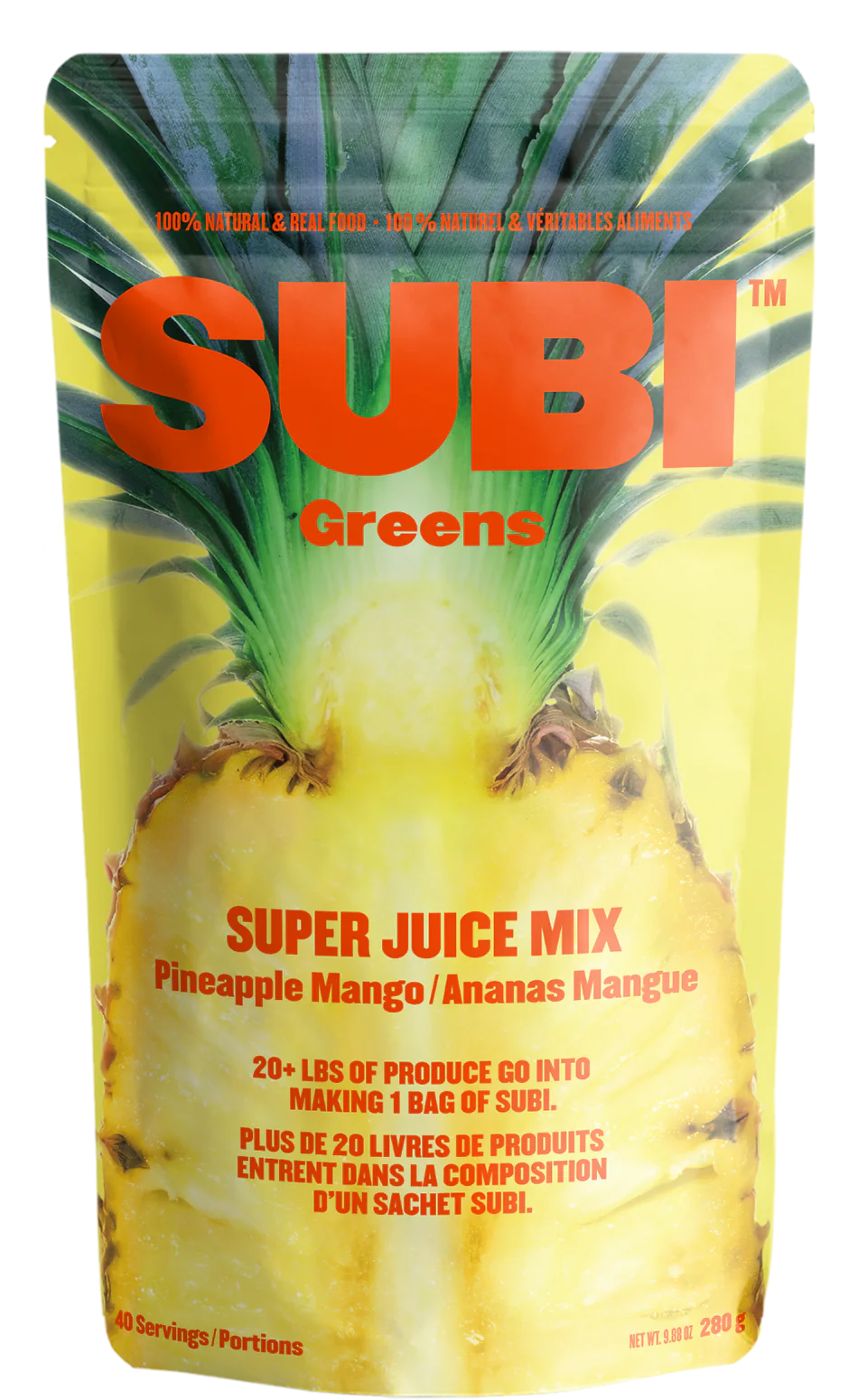 SUBI Greens Super Juice Mix Pineapple Mango