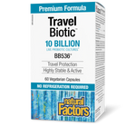 Natural Factors Travel Biotic BB536 10 Billion Live Probiotic Cultures