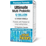 Natural Factors Ultimate Multi Probiotic 12 Billion Live Probiotic Cultures