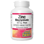 Natural Factors Zinc Bisglycinate 50mg