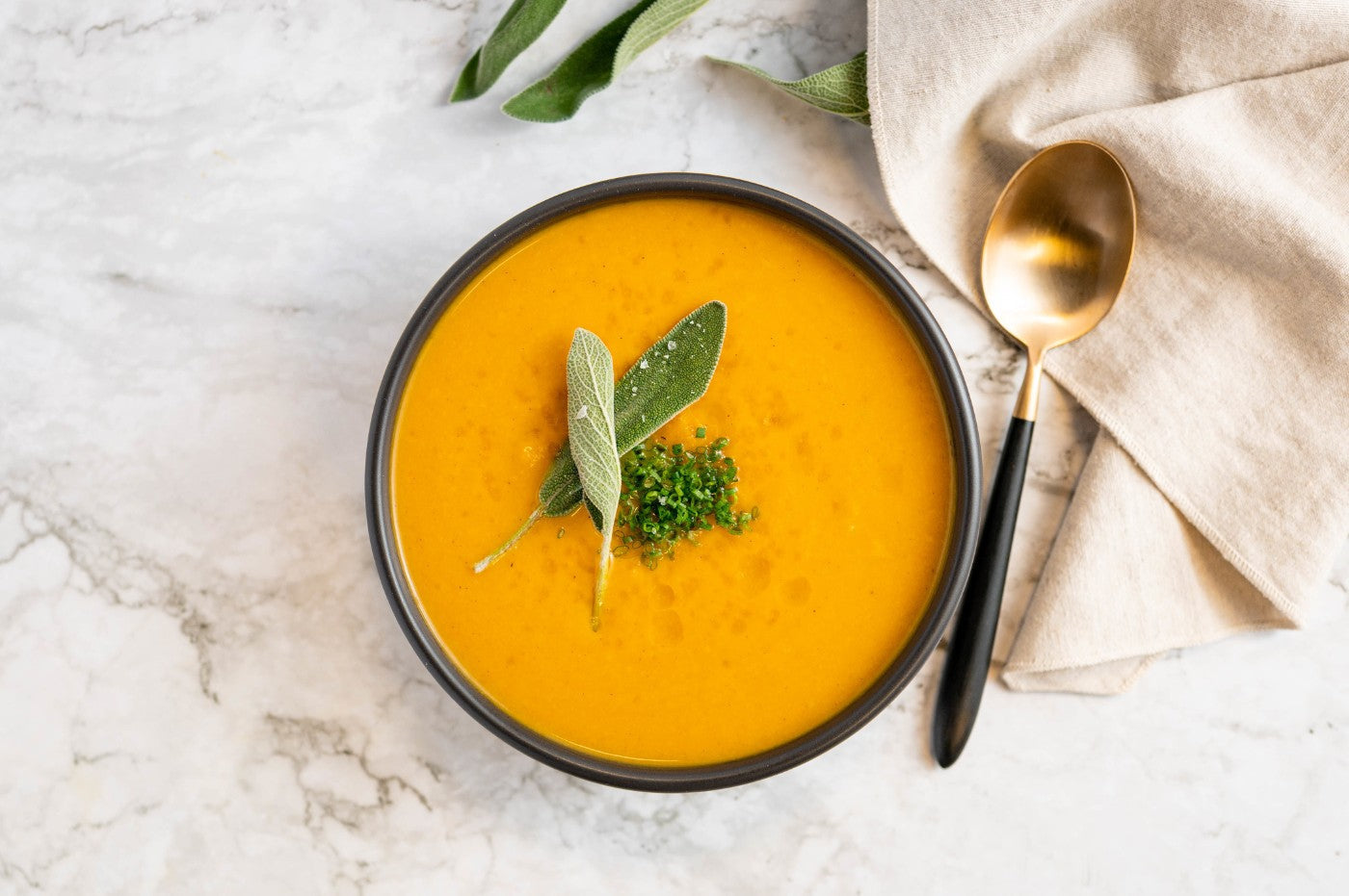 Spicy Butternut Ginger Soup