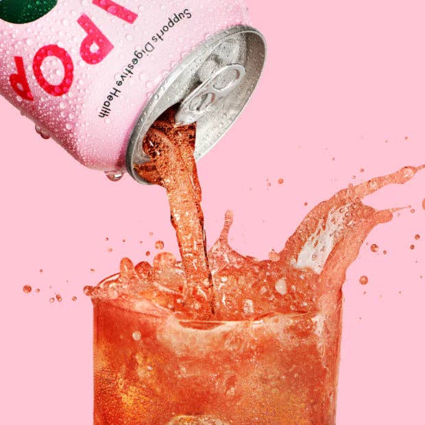 Olipop Cherry Vanilla Sparkling Tonic 355 ml, Case of 12