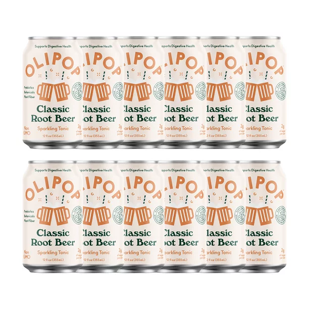 Olipop Classic Root Beer Soda