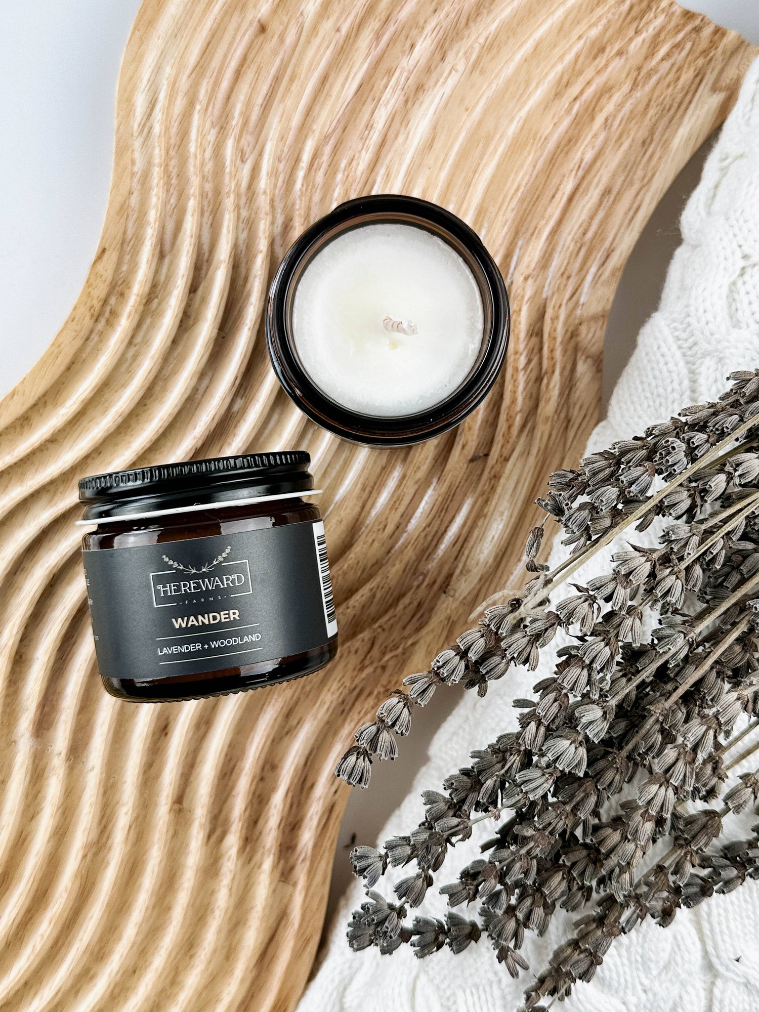 Hereward Farms Soy Candle | Wander (Lavender + Woodland)