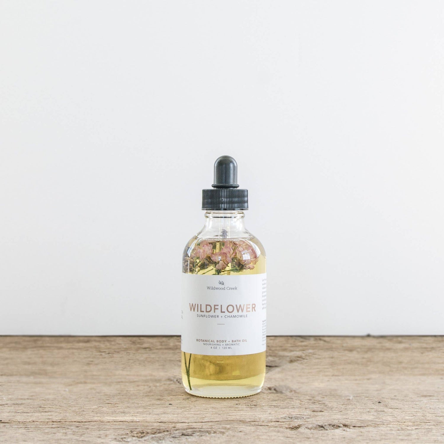 Wildwood Creek Wildflower Nourishing Natural Body + Bath Oil |Vegan Organic