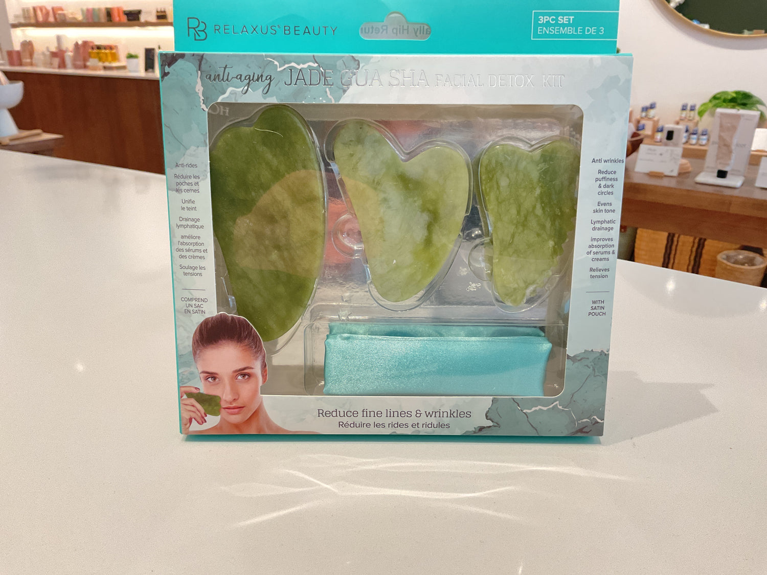 Relaxus Beauty Jade Gua Sha Facial Detox