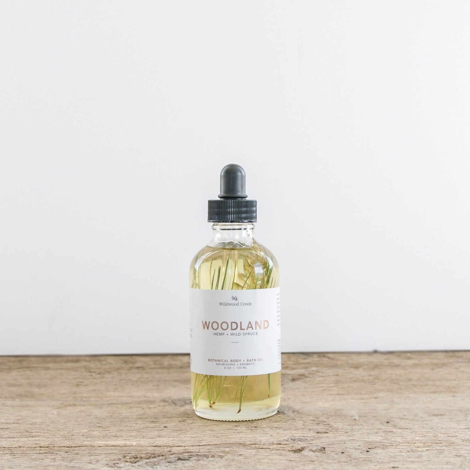 Wildwood Creek Woodland Nourishing Natural Body + Bath Oil | Vegan, Organic