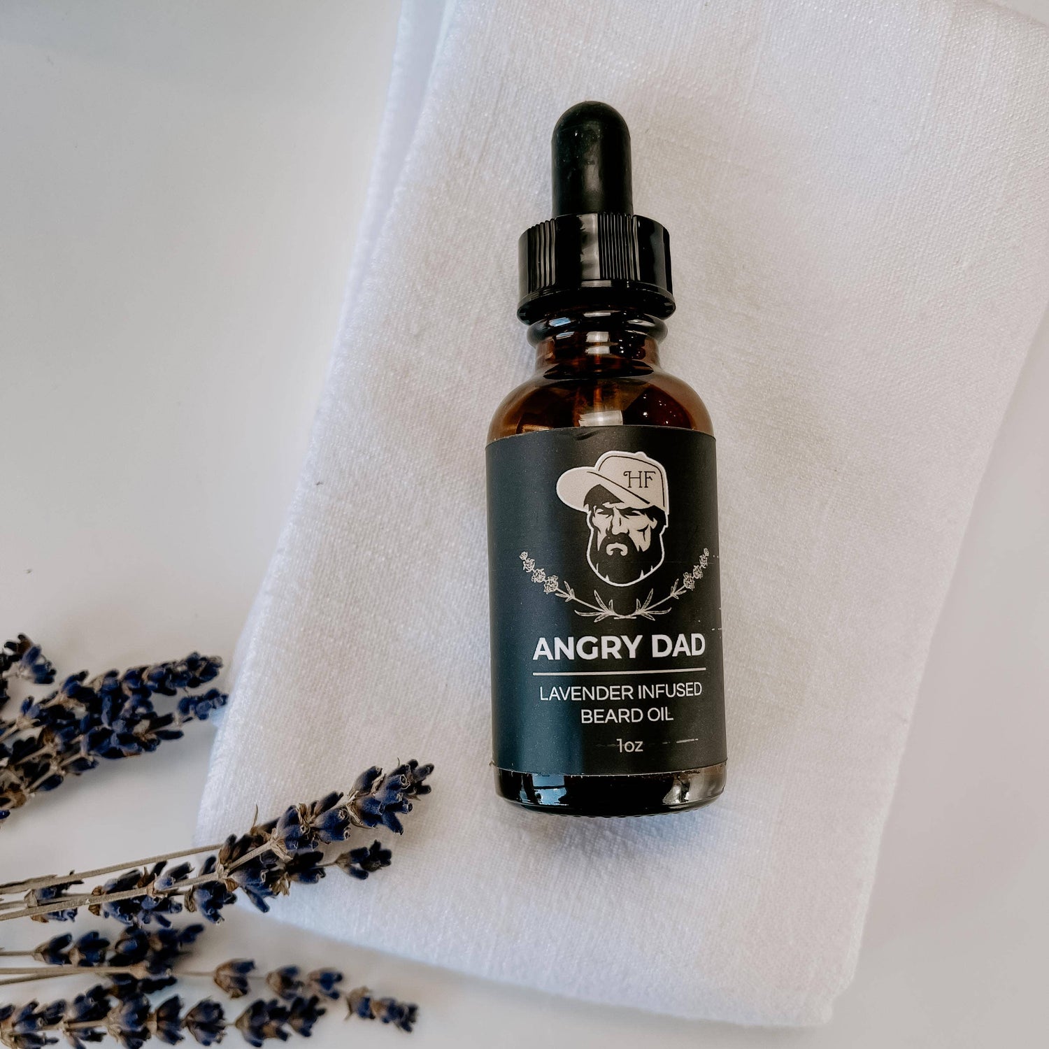 Hereward Farms Men's | Angry Dad Lavender Infused Beard Oil