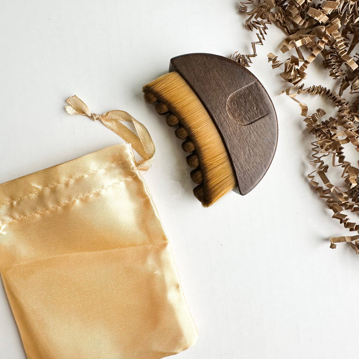 Walnut Lymphatic Brush - FACE & BODY