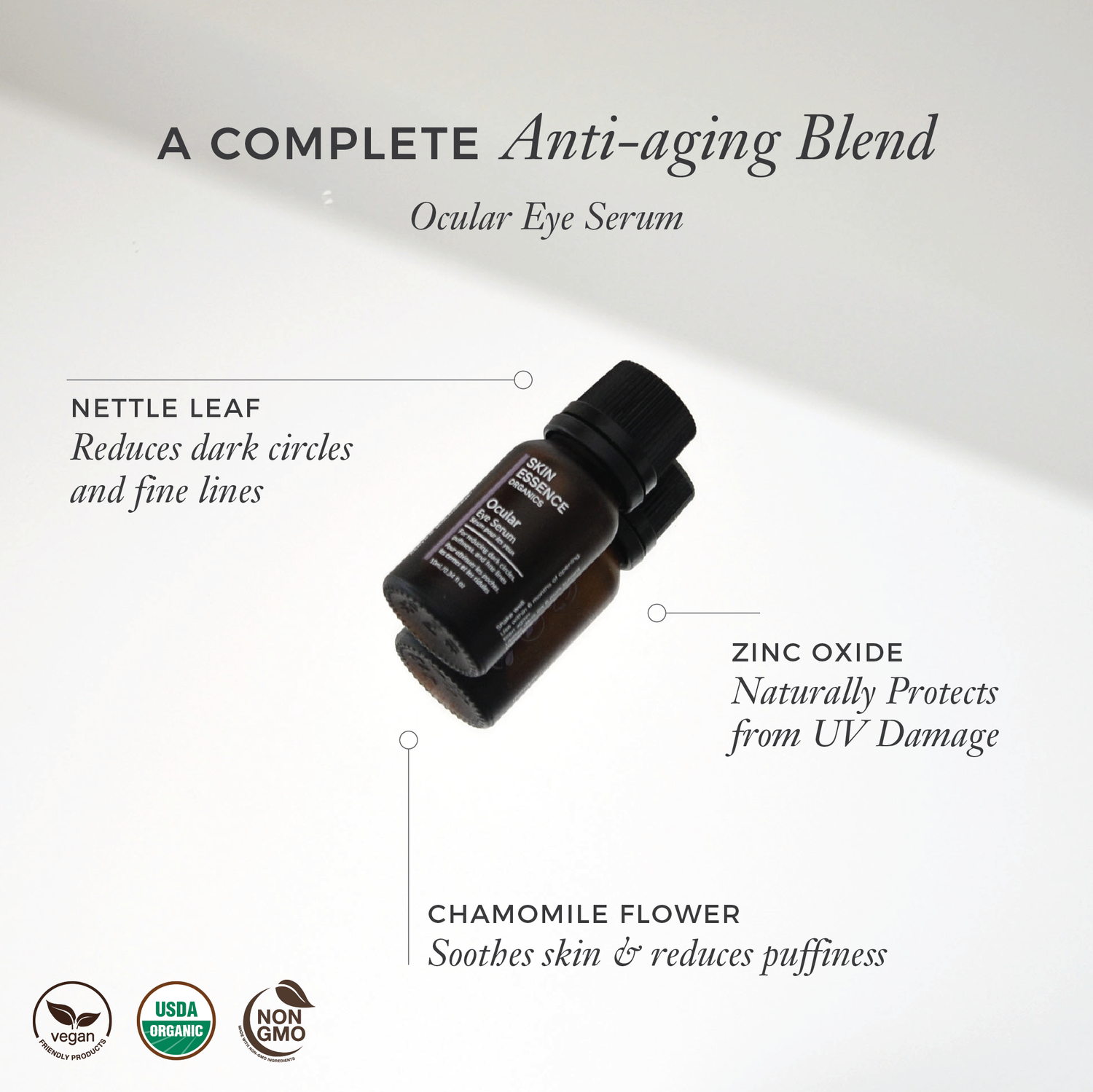 Skin Essence Organics Ocular - Eye Serum (Dark Circles, Puffiness and Fine Lines)