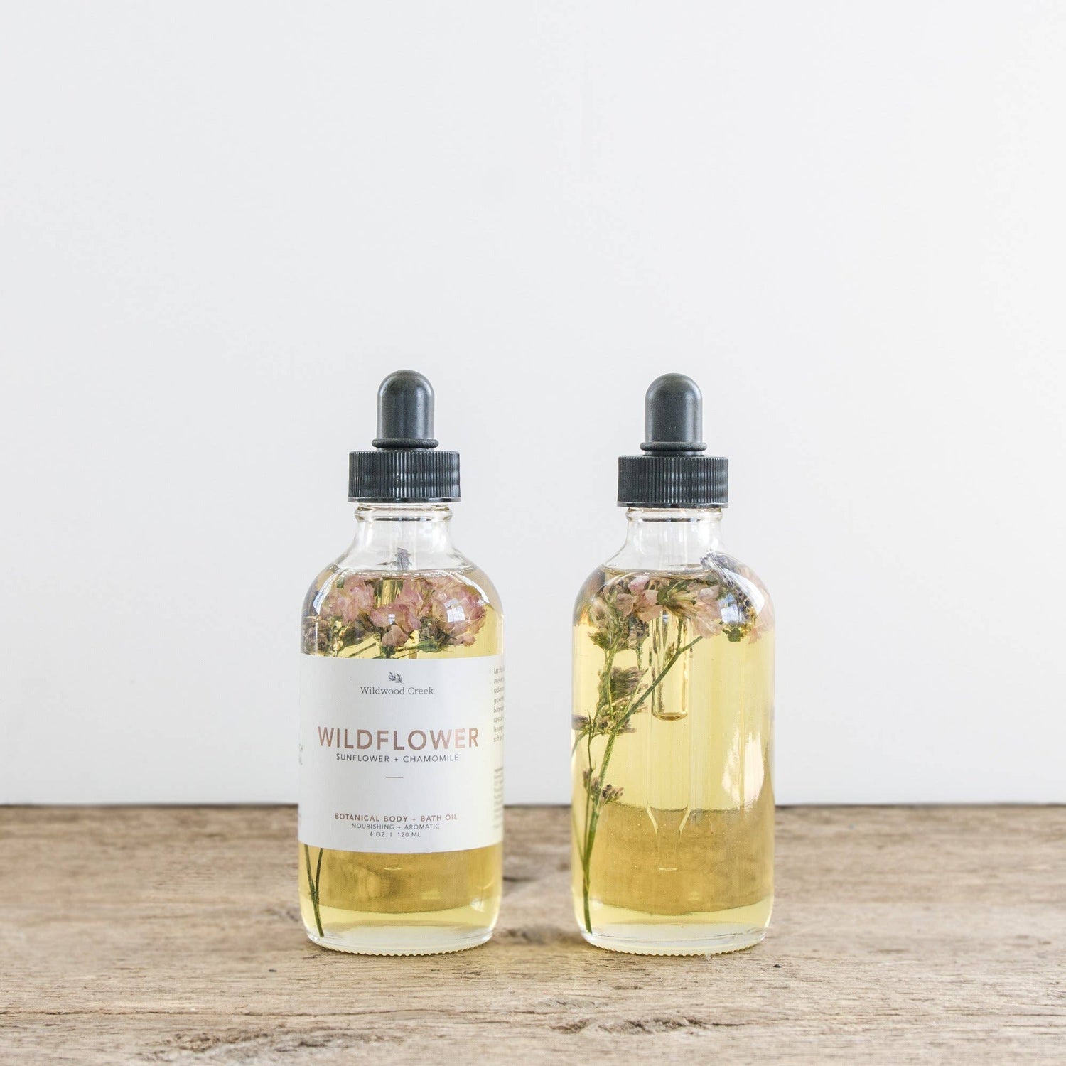 Wildwood Creek Wildflower Nourishing Natural Body + Bath Oil |Vegan Organic