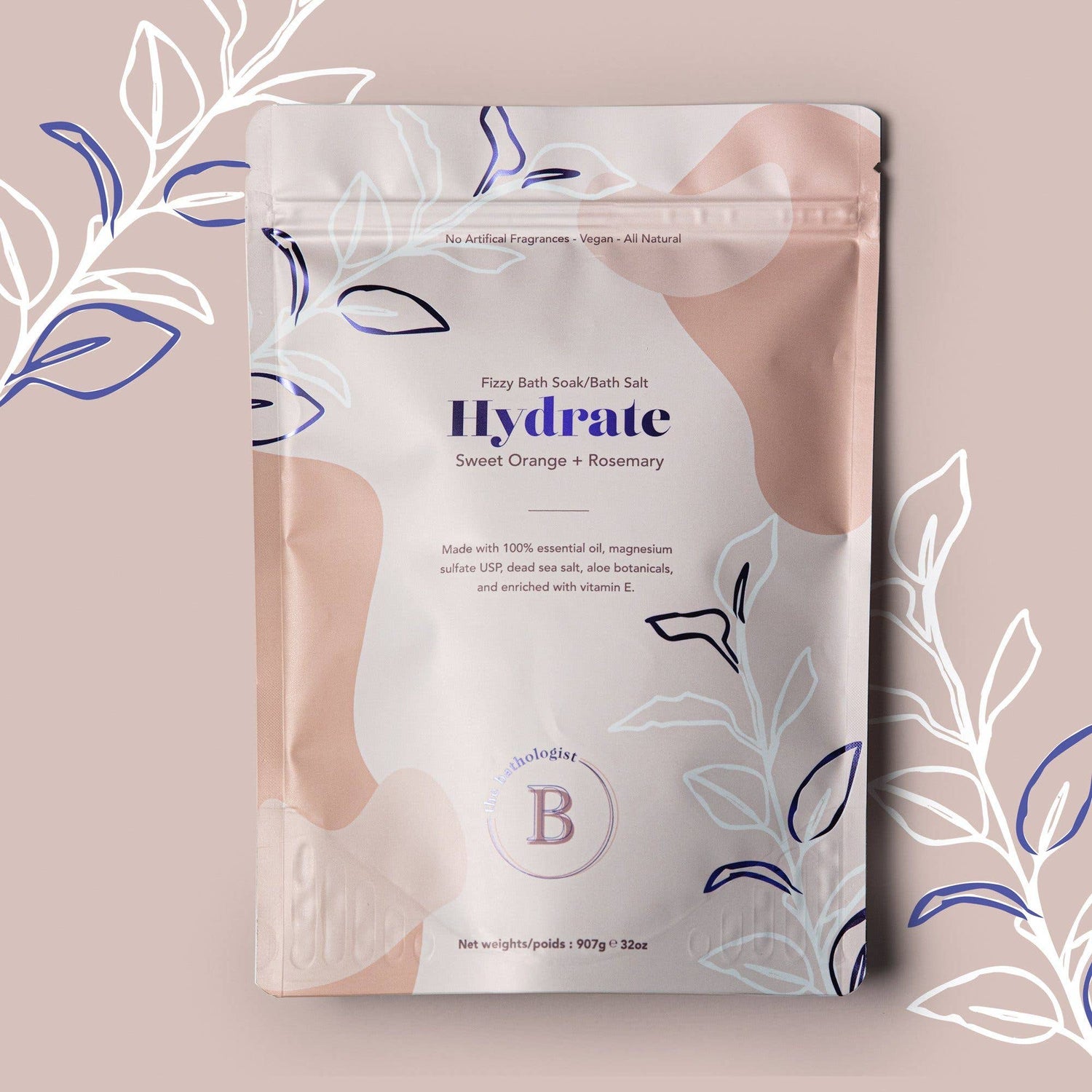 The Bathologist Hydrate Fizzy Bath Soak 907g