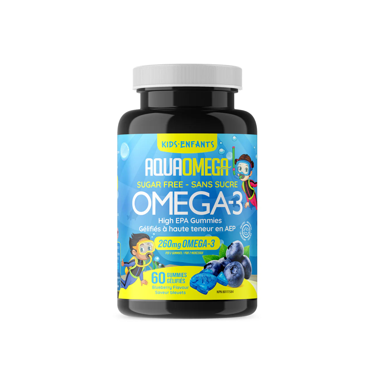 Aqua Omega Kid's High EPA Gummies