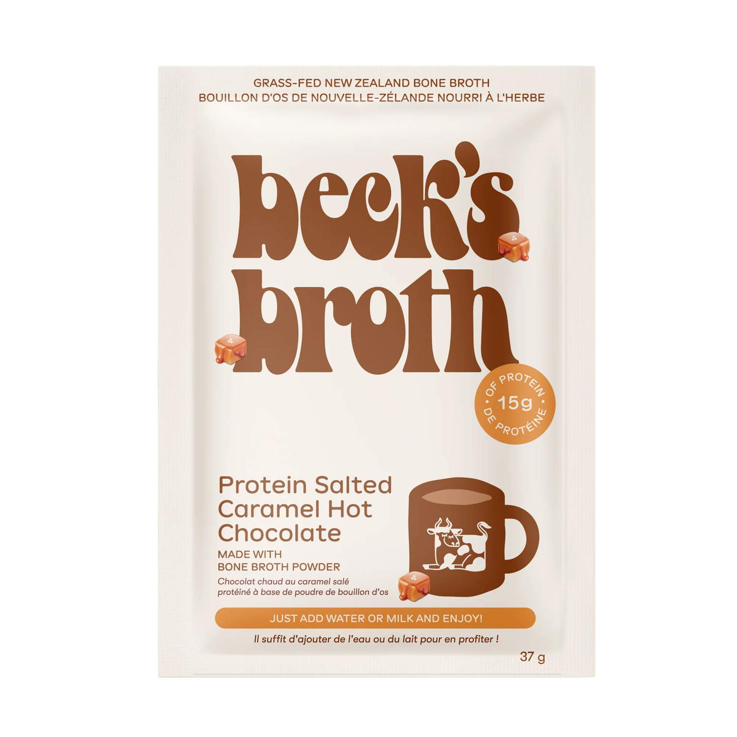 Beck's Protein Salted Caramel Hot Chocolate, Single Pack