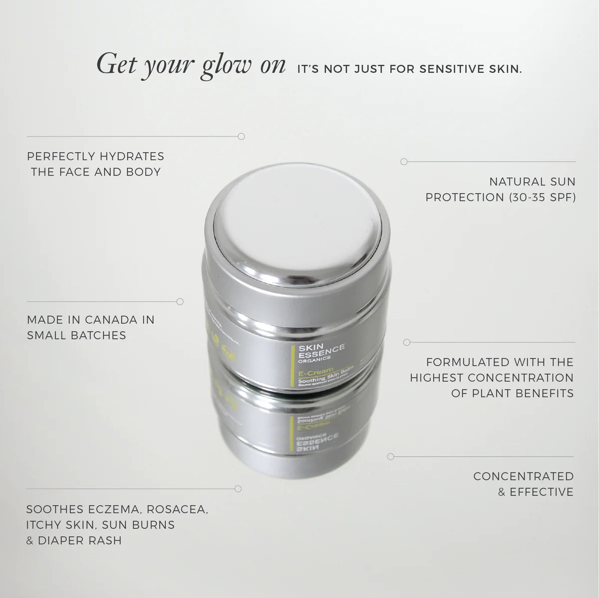 Skin Essence Organics E-Cream Soothing Skin Treatment Balm