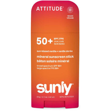 ATTITUDE Sunly Mineral Sunscreen Stick  SPF 50