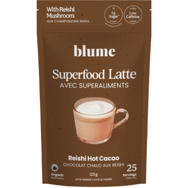 Blume Superfood Latte Reishi Hot Chocolate 125g bag